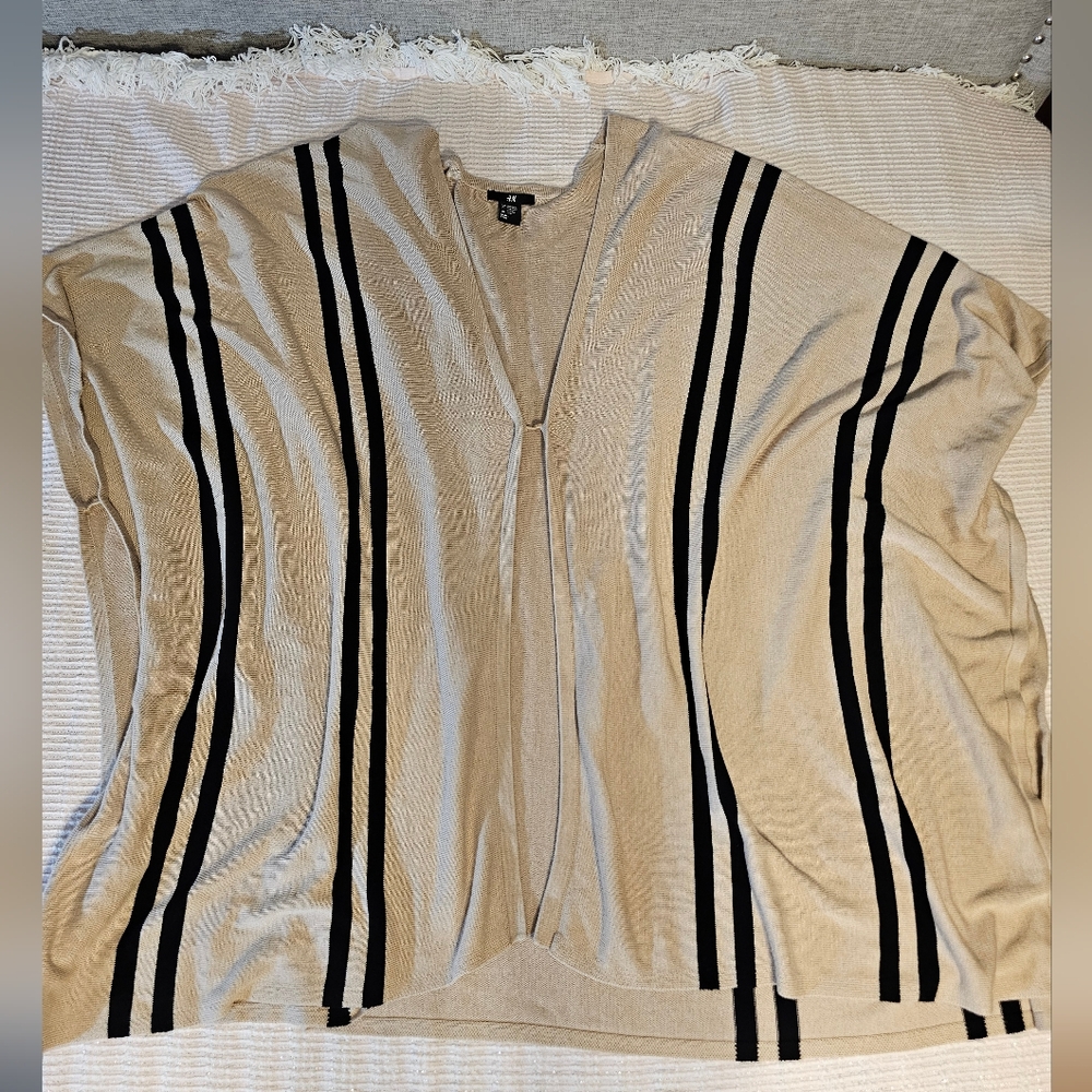 H&M poncho knit sweater